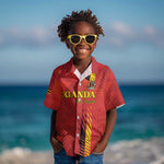 Custom Uganda Football Kid Hawaiian Shirt Go Champions Cranes LT15