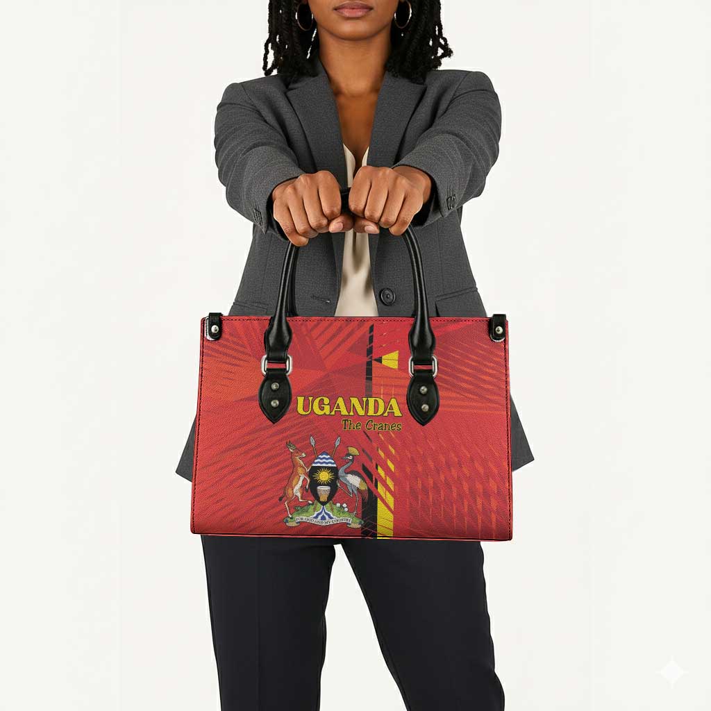 Uganda Football Leather Bag Go Champions Cranes - African Pride
