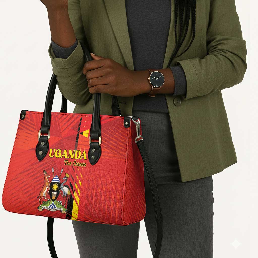 Uganda Football Leather Bag Go Champions Cranes - African Pride