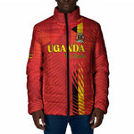 Custom Uganda Football Padded Jacket Go Champions Cranes - African Pride