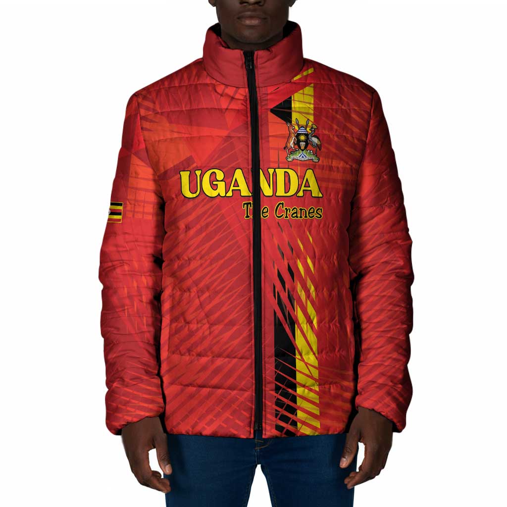 Custom Uganda Football Padded Jacket Go Champions Cranes - African Pride