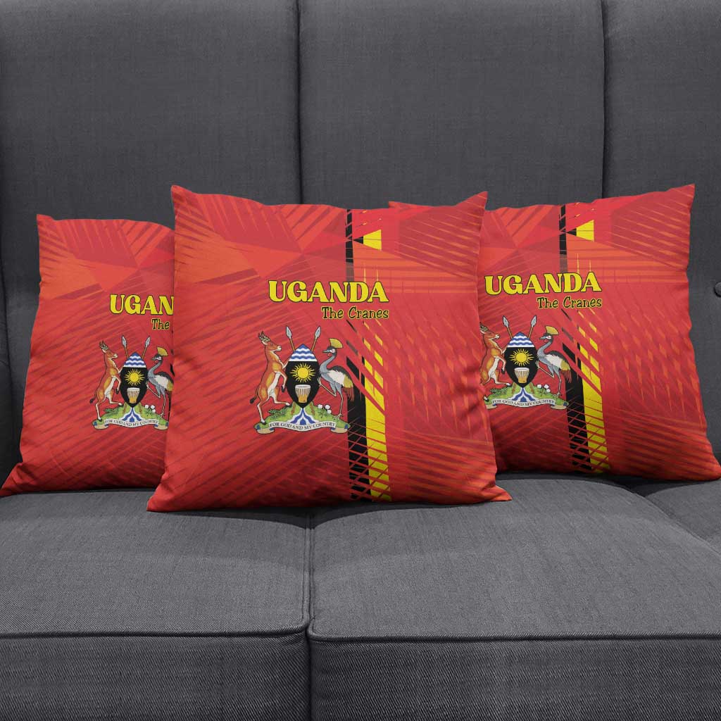 Uganda Football Pillow Cover Go Champions Cranes - African Pride
