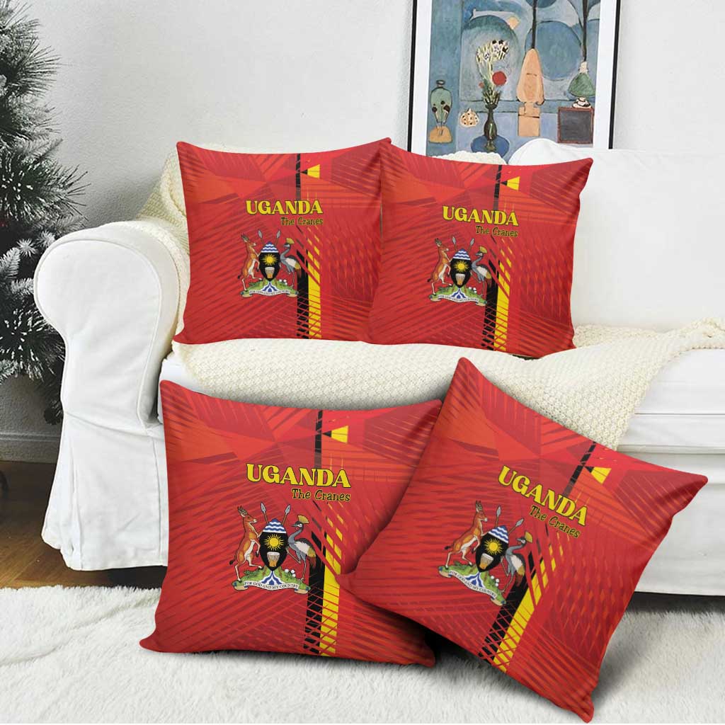 Uganda Football Pillow Cover Go Champions Cranes - African Pride