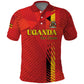 Custom Uganda Football Polo Shirt Go Champions Cranes LT15