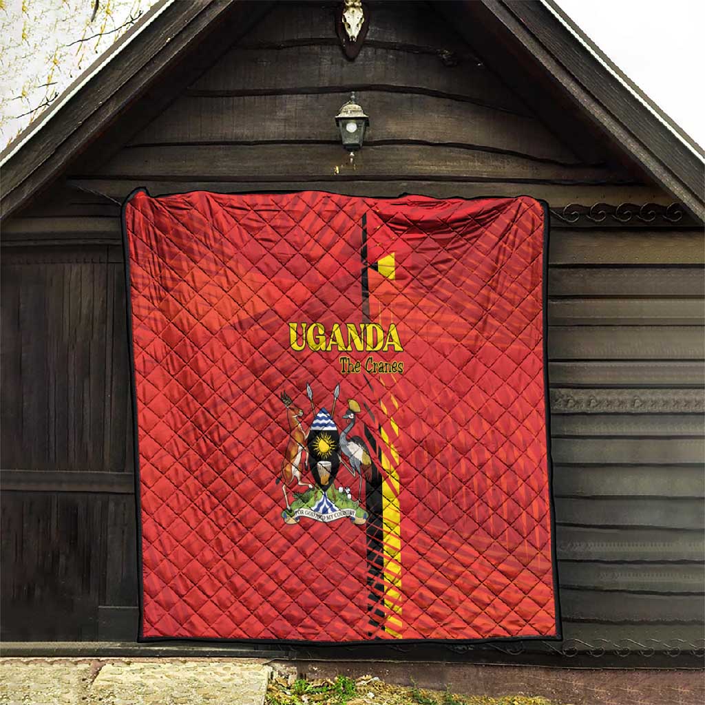 Uganda Football Quilt Go Champions Cranes - African Pride
