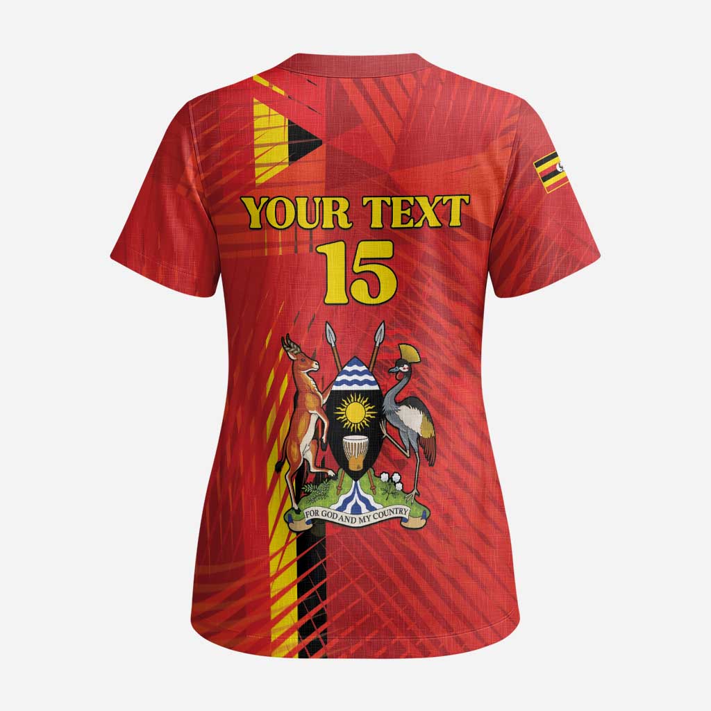 Custom Uganda Football Scrub Top Go Champions Cranes - African Pride