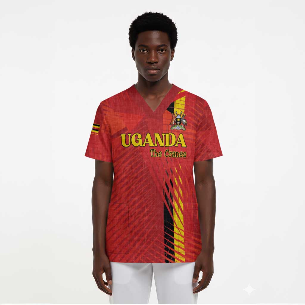Custom Uganda Football Scrub Top Go Champions Cranes - African Pride