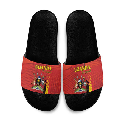 Uganda Football Slide Sandals Go Champions Cranes - African Pride