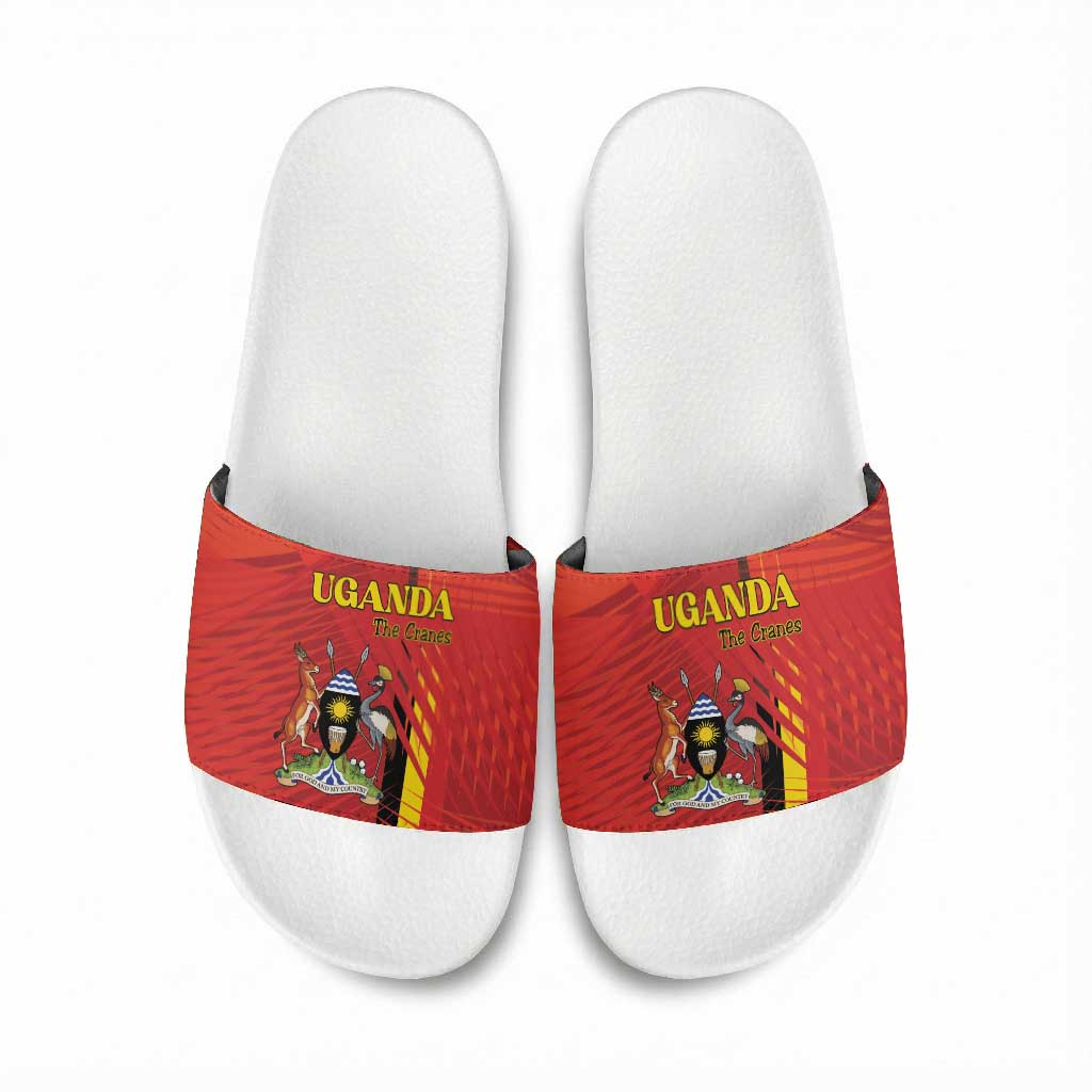 Uganda Football Slide Sandals Go Champions Cranes - African Pride