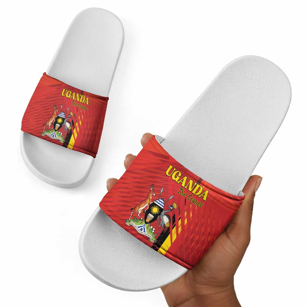 Uganda Football Slide Sandals Go Champions Cranes - African Pride