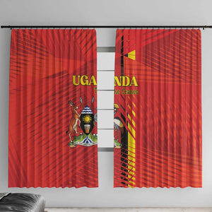Uganda Football Window Curtain Go Champions Cranes - African Pride