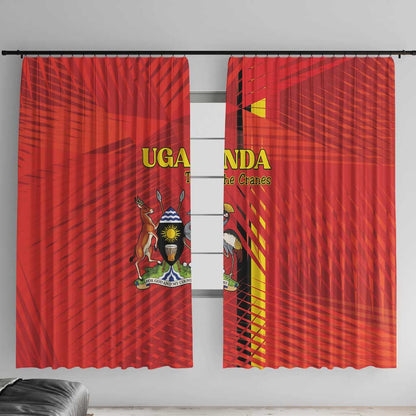Uganda Football Window Curtain Go Champions Cranes - African Pride