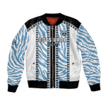 Custom Botswana Football Bomber Jacket Botswana Rising Again - Black - African Pride