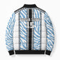 Custom Botswana Football Bomber Puffer Jacket Botswana Rising Again - Black - African Pride