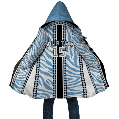 Custom Botswana Football Cloak Botswana Rising Again - Black - African Pride