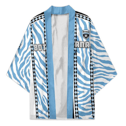 Custom Botswana Football Kimono Botswana Rising Again - Black - African Pride