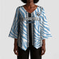 Custom Botswana Football Kimono Sleeve Blouse Botswana Rising Again - Black - African Pride