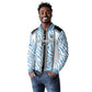 Custom Botswana Football Long Sleeve Polo Shirt Botswana Rising Again - Black - African Pride
