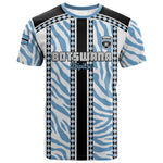 Custom Botswana Football T shirt Botswana Rising Again - Black LT15