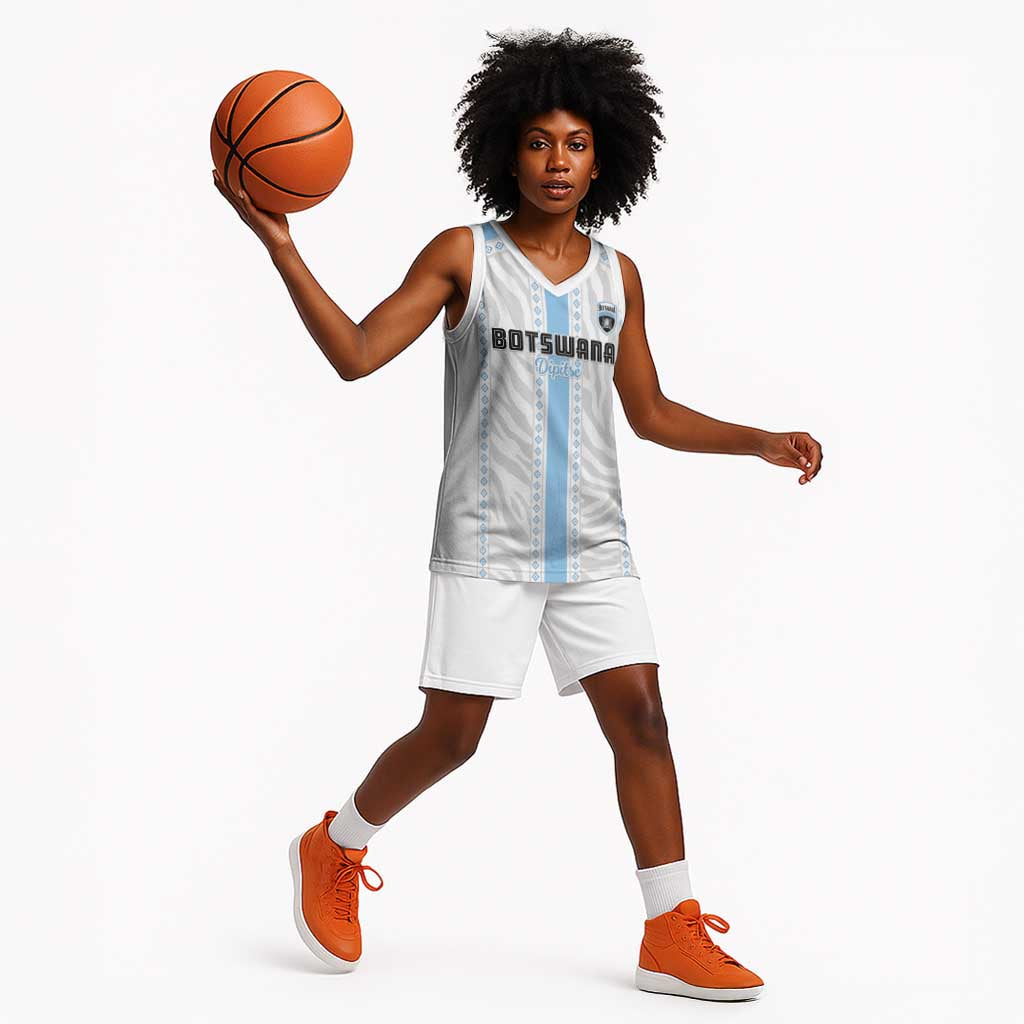 Custom Botswana Football Basketball Jersey Botswana Rising Again - Blue - African Pride