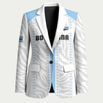 Custom Botswana Football Blazer Botswana Rising Again - Blue - African Pride