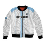 Custom Botswana Football Bomber Jacket Botswana Rising Again - Blue - African Pride