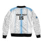 Custom Botswana Football Bomber Jacket Botswana Rising Again - Blue - African Pride