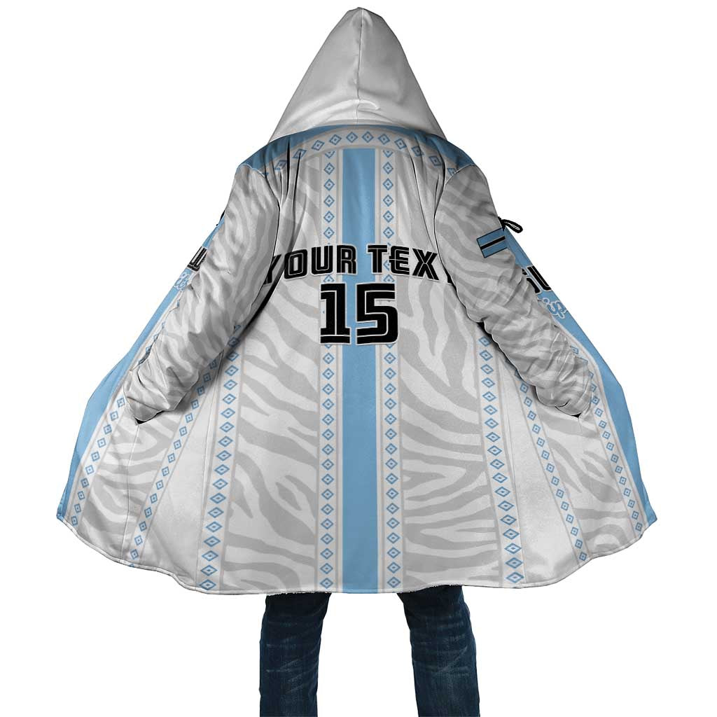 Custom Botswana Football Cloak Botswana Rising Again - Blue - African Pride