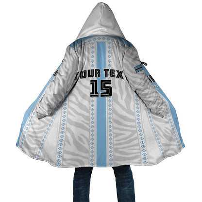 Custom Botswana Football Cloak Botswana Rising Again - Blue - African Pride