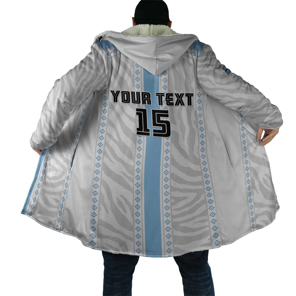 Custom Botswana Football Cloak Botswana Rising Again - Blue - African Pride