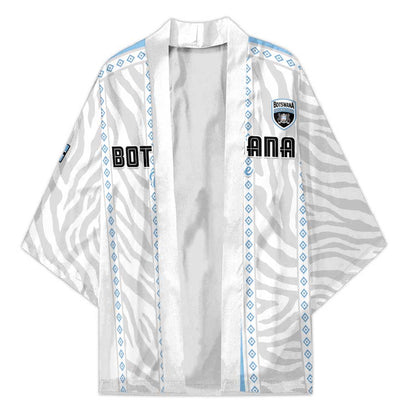 Custom Botswana Football Kimono Botswana Rising Again - Blue - African Pride