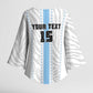 Custom Botswana Football Kimono Sleeve Blouse Botswana Rising Again - Blue - African Pride
