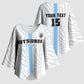 Custom Botswana Football Kimono Sleeve Blouse Botswana Rising Again - Blue - African Pride