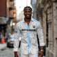 Custom Botswana Football Long Sleeve Button Shirt Botswana Rising Again - Blue - African Pride