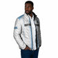 Custom Botswana Football Padded Jacket Botswana Rising Again - Blue - African Pride