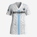 Custom Botswana Football Scrub Top Botswana Rising Again - Blue - African Pride