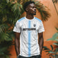 Custom Botswana Football T shirt Botswana Rising Again - Blue LT15