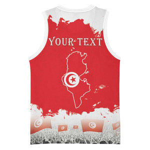 Personalized Afro Tunisia Basketball Jersey Happy 69th Anniversary Independence LT15