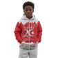 Personalized Afro Tunisia Kid Hoodie Happy 69th Anniversary Independence