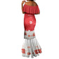 Personalized Afro Tunisia Mermaid Dress Happy 69th Anniversary Independence