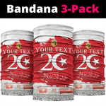 Personalized Afro Tunisia Neck Gaiter Happy 69th Anniversary Independence LT15
