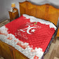 Personalized Afro Tunisia Quilt Happy 69th Anniversary Independence