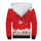 Personalized Afro Tunisia Sherpa Hoodie Happy 69th Anniversary Independence