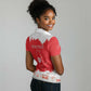 Personalized Afro Tunisia Women Polo Shirt Happy 69th Anniversary Independence