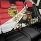 Personalized Afro Tunisia Back Car Seat Cover Camelus Dromedarius With Jasmine