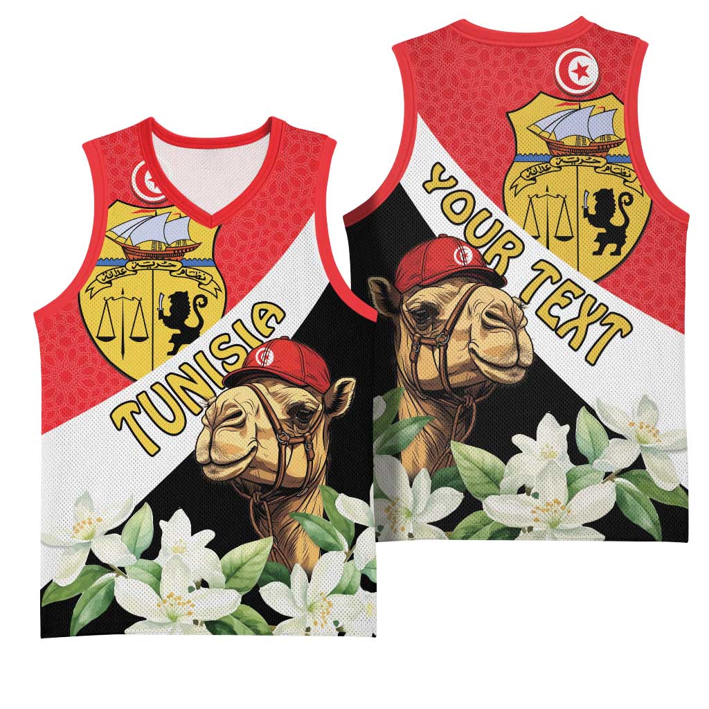 Personalized Afro Tunisia Basketball Jersey Camelus Dromedarius With Jasmine LT15