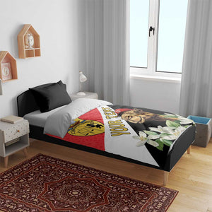 Personalized Afro Tunisia Bedding Set Camelus Dromedarius With Jasmine