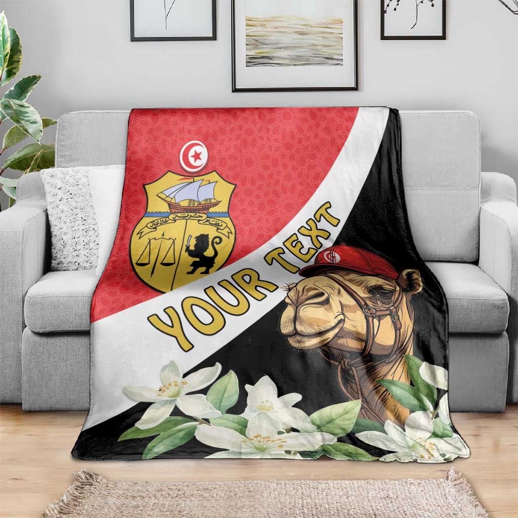 Personalized Afro Tunisia Blanket Camelus Dromedarius With Jasmine