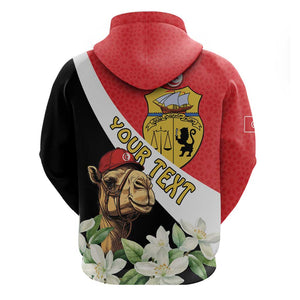 Personalized Afro Tunisia Hoodie Camelus Dromedarius With Jasmine