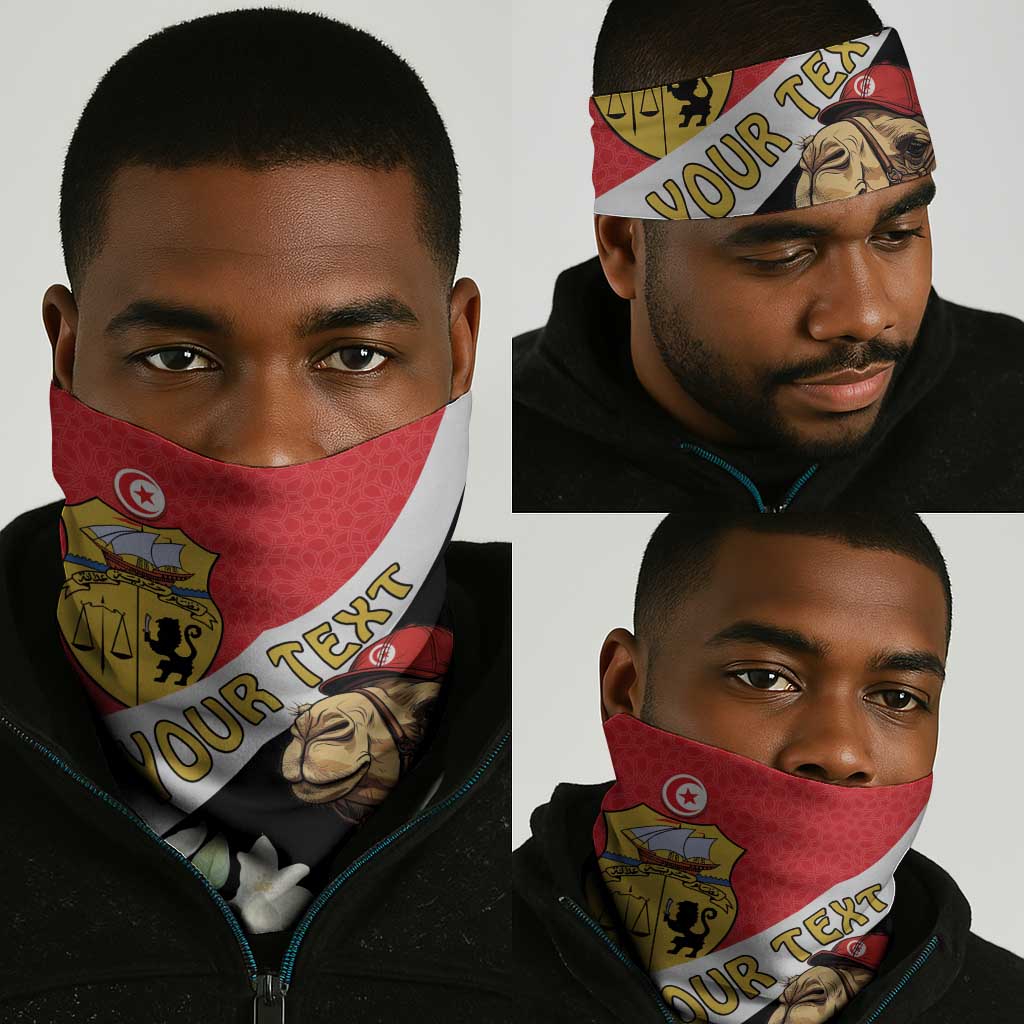 Personalized Afro Tunisia Neck Gaiter Camelus Dromedarius Jasmine LT15